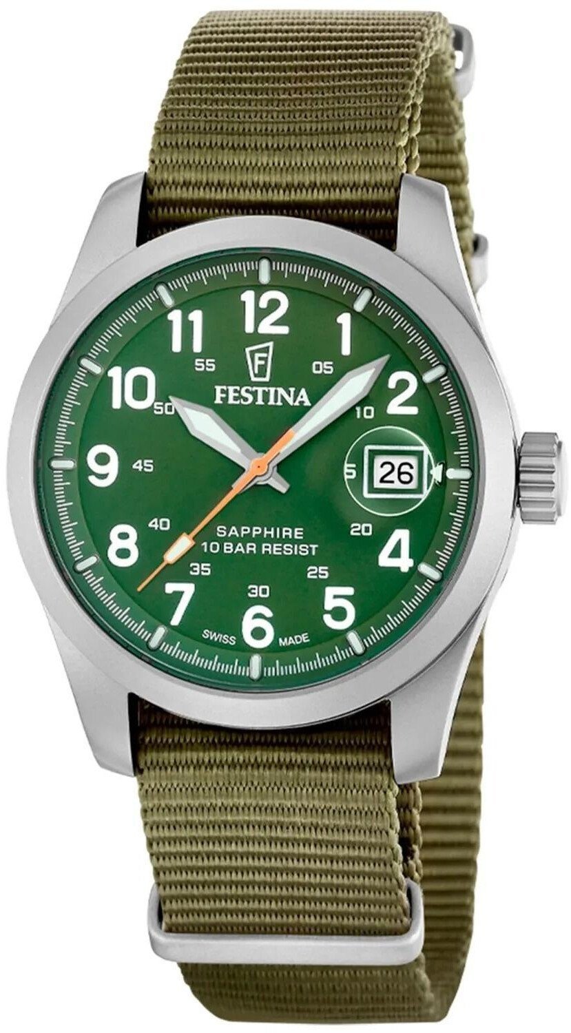 Zegarek męski Festina F20082-2 zielony