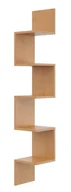 Półki do salonu - Narożna półka ścienna w kolorze olchy B3-F42 - miniaturka - grafika 1
