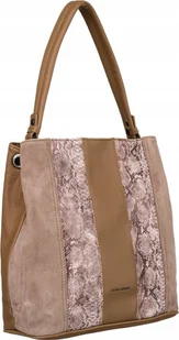 David Jones Torebka damska ze skóry ekologicznej z wężowym wzorem - David Jones NoSize - Torebki damskie - miniaturka - grafika 1