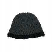 Czapki i chusty sportowe męskie - Wiosenno-jesienna czarna czapka damska GERTOBERENS - miniaturka - grafika 1