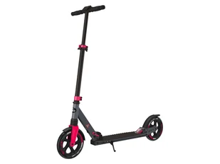 CRIVIT Hulajnoga Big Wheel, z ramą aluminiową (Czarny/różowy) - Hulajnogi - miniaturka - grafika 1