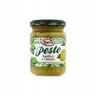 Pasztet i przetwory mięsne - Pesto bazylia z limonką 135g - Berni włoskie bazyliowe - miniaturka - grafika 1