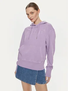 Mustang Bluza Margo 1014961 Fioletowy Oversize - Bluzy damskie - miniaturka - grafika 1