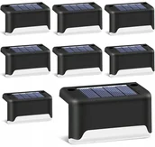 Lampy ogrodowe - 8x Lampa SOLARNA schodowa Ogrodowa LED na Schody Taras SuperLED - miniaturka - grafika 1