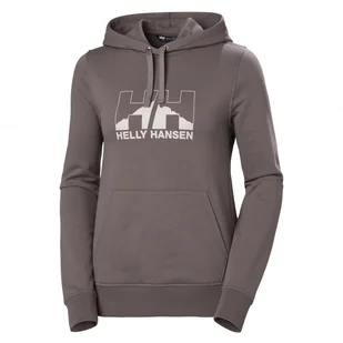 Damska Bluza HELLY HANSEN W NORD GRAPHIC PULLOVER HOODIE 62981_656 – Szary - Bluzy damskie - miniaturka - grafika 1