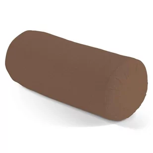 Dekoria.pl Dekoria.pl Poduszka wałek z zakładkami brązowy 20 × 50 cm Loneta 535-133-09 - Poduszki dekoracyjne - miniaturka - grafika 1