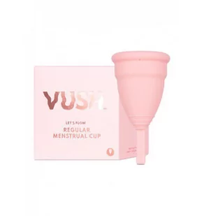 Vush Let's Flow Menstrual Cup Regular - Czyszczenie zabawek erotycznych - miniaturka - grafika 1