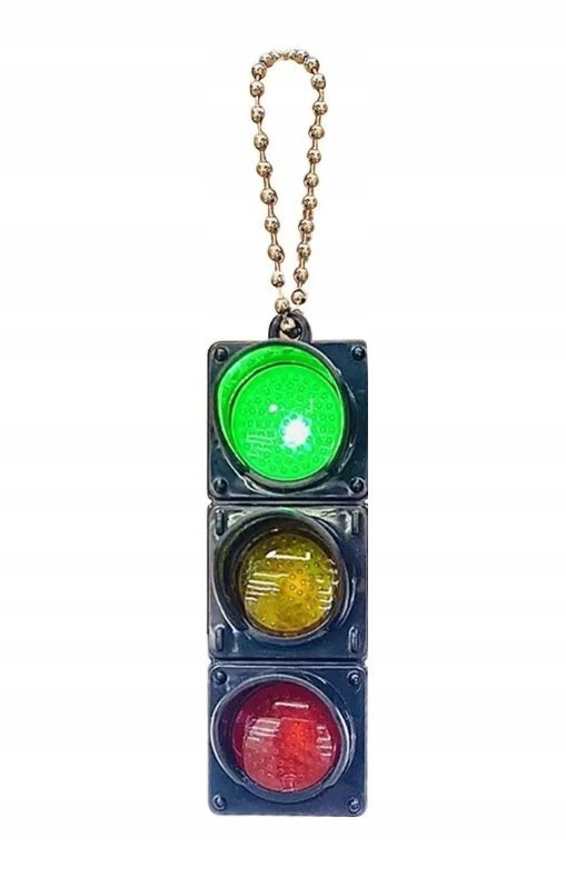 Brelok, breloczek przywieszka sygnalizator, sygnalizacja świetlna, odblask