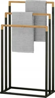 Meble modułowe i akcesoria - STOJAK WIESZAK 3 POZIOMOWY NA RĘCZNIKI WOLNOSTOJĄCY ŁAZIENKOWY METAL LOFT - miniaturka - grafika 1