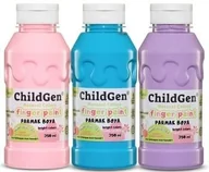 Przybory szkolne - ChildGen Farby do malowania palcami 3x350ml - miniaturka - grafika 1