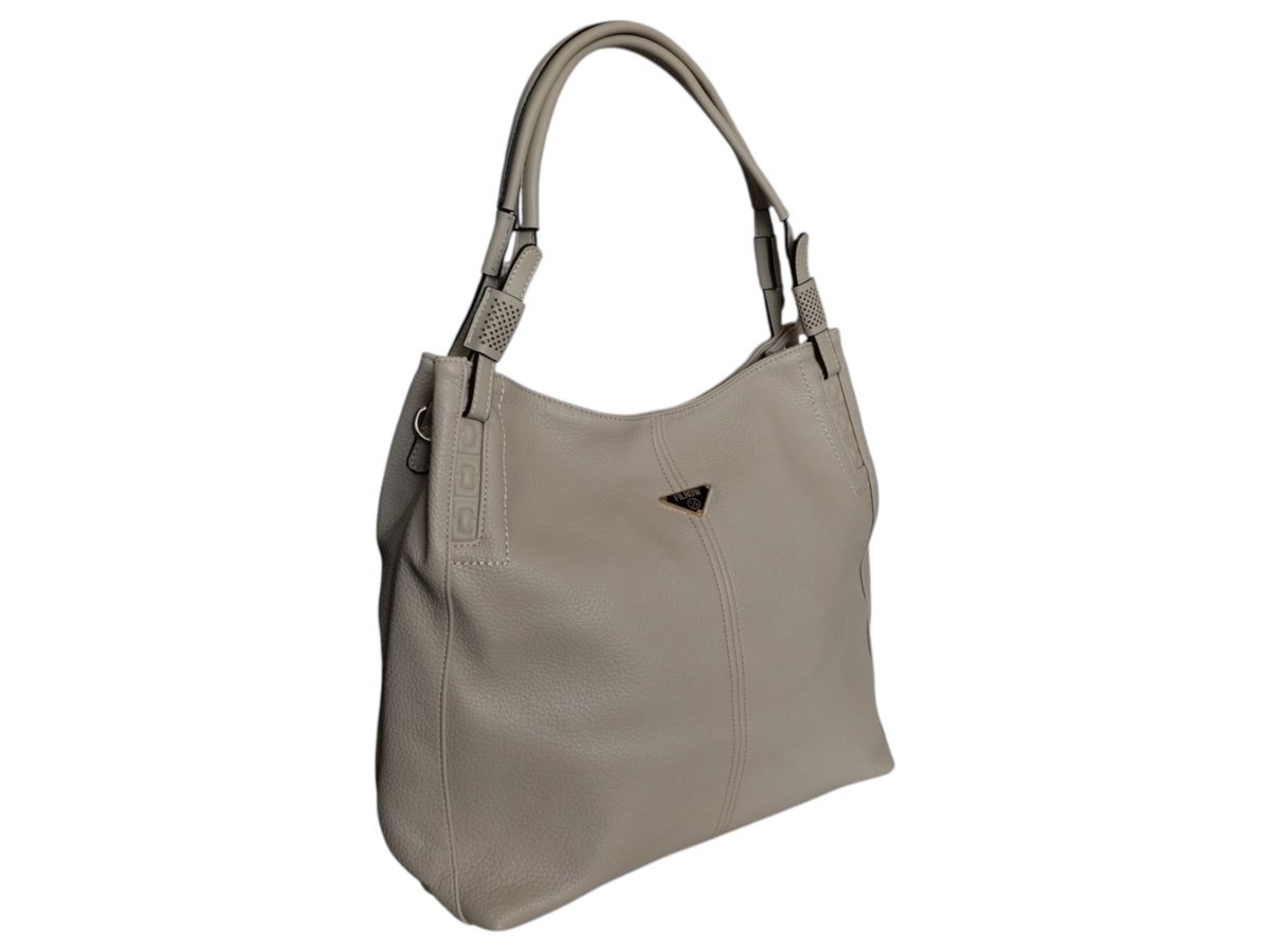 Torba Damska Na Ramię, Miejska Modna Torebka Shopper, Beżowy