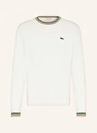 Swetry męskie - Lacoste Sweter weiss - LACOSTE - miniaturka - grafika 1