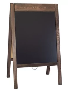 Potykacz stojak drewniany dwustronny 100x60 POLSKI - Tablice i flipcharty - miniaturka - grafika 1