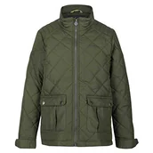 Kurtki i płaszcze dla chłopców - Regatta Dziecięca Zion' pikowana w pełni wyściełana kurtka izolowana z tylnymi otworami wentylacyjnymi, wyścigowa zielona, 3XL - miniaturka - grafika 1