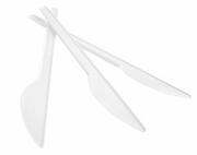 Naczynia i sztućce jednorazowe - Office products Noże plastikowy , 17cm, biały 24018715-14 - miniaturka - grafika 1