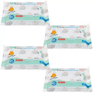 AKUKU Nawilżany papier toaletowy 50szt. x4 - Chusteczki nawilżane - miniaturka - grafika 1