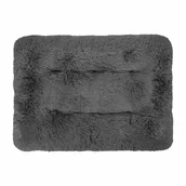 Drapaki dla kotów - Legowisko Dogguru 70x100 cm, miękkie futro shaggy, szare - miniaturka - grafika 1