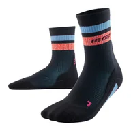 Skarpetki damskie - Skarpety kompresyjne damskie sportowe CEP Miami Vibes 80's krótkie - miniaturka - grafika 1