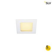 Lampy sufitowe - SLV SPOTLINE FRAME BASIC LED Set 6W WW biały mat z zasilaczem 112721 - miniaturka - grafika 1