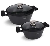 Zestawy garnków i patelni - Zestaw garnków 4 el. Black Stone Zwieger - miniaturka - grafika 1