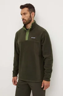 Columbia bluza sportowa Steens Mountain Half Snap kolor zielony wzorzysta 2097721 - Bluzy męskie - miniaturka - grafika 1