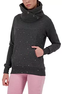 Alife and Kickin damska bluza fioletowa B bluza damska sweter ze stójką sweter XS-XXL, Moonless Melange, Moon less melanż - Swetry damskie - miniaturka - grafika 1