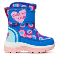 Buty dla dziewczynek - Śniegowce Agatha Ruiz de la Prada 251990 M Niebieski - miniaturka - grafika 1