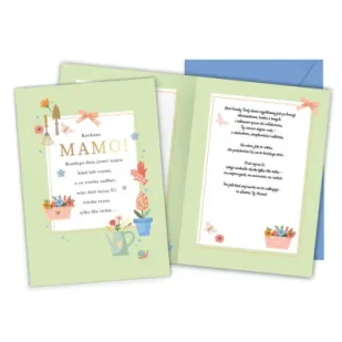 Karnet PR-581 Mama/Tata - Kartki okolicznościowe i zaproszenia - miniaturka - grafika 1