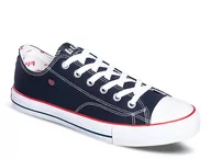 Trampki damskie - Lee Cooper Trampki Damskie, granatowe (LCW-22-31-0877LA), rozmiar 36 - miniaturka - grafika 1