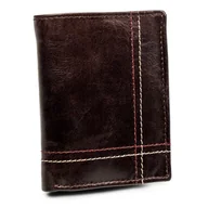 Portfele - Skórzany portfel Always Wild N9001-VTK-D brązowy - miniaturka - grafika 1