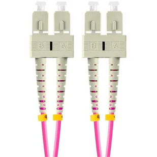 Lanberg kabel światłowodowy FO-SUSU-MD41-0010-VT 1m - Kable światłowodowe - miniaturka - grafika 1
