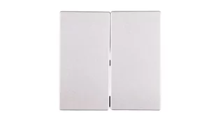 Schneider MERTEN KLAWISZ PODWÓJNY ALUMINIUM SYSTEM M MERTEN MTN433560 - Wyłączniki światła i elektryczne - miniaturka - grafika 1