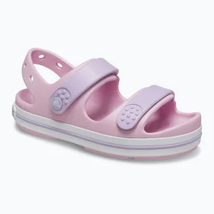 Sandały dziecięce Crocs Crocband Cruiser Kids ballerina/lavender - Buty dla dziewczynek - miniaturka - grafika 1
