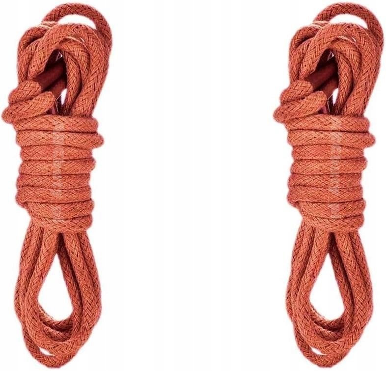 Sznurówki JASNY BRĄZ Sznurowadła 180 cm ŚREDNIE OKRĄGŁE 3,5mm BAWEŁNA G9-52