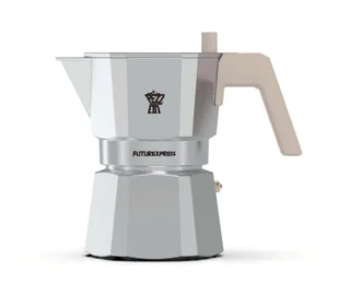 PEZZETTI FUTUREXPRESS Aluminiowa kawiarka (3 filiżanki) - Srebrny - Zaparzacze i kawiarki - miniaturka - grafika 1