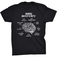 Koszulki męskie - Koszulka T-shirt Mózg Dentysty Śmieszny Prezent na Święta Urodziny - miniaturka - grafika 1