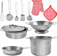 Zabawki AGD - Kruzzel Zestaw garnków dla dzieci ZG23444 - miniaturka - grafika 1