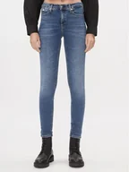 Spodnie damskie - Calvin Klein Jeans Jeansy J20J221581 Niebieski Skinny Fit - miniaturka - grafika 1