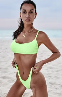 Stroje kąpielowe - Mexico Beach zielony strój kąpielowy 2-częściowy bikini ze stringami, Kolor zielony, Rozmiar L, Obsessive - grafika 1