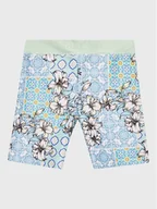 Spodenki damskie - Guess Szorty sportowe J3GD09 MC01P Niebieski Regular Fit - miniaturka - grafika 1