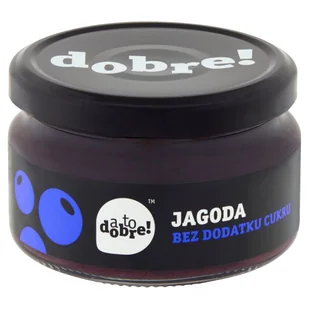 Jagoda bdc o konsystencji konfitury 215g - Konfitury, marmolady, powidła - miniaturka - grafika 1