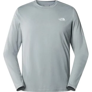 THE NORTH FACE Reaxion bluzka Mid Grey Heather L - Bluzki damskie - miniaturka - grafika 1