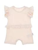 Kombinezony dla dzieci - Dziewczęcy rampers jasny róż Nicol r.74 - miniaturka - grafika 1