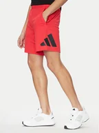 Spodenki męskie - adidas Szorty sportowe Train Essentials Logo Training JD4879 Czerwony Regular Fit - miniaturka - grafika 1