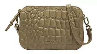 Liebeskind Berlin Croco Luka Crossbody damska torba na ramię, mała (wys. x szer. x gł.) 14,5 cm x 20,5 cm x 7 cm, Oakmoss, Small (HxBxT 14.5cm x 20.5cm x 7cm) - Torebki damskie - miniaturka - grafika 1