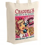 Torby i wózki na zakupy - Torba bawełniana z dnem na zakupy 42x38 Chappell Roan Hot To Go Dla Fanów - miniaturka - grafika 1