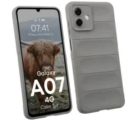 Etui i futerały do telefonów - Bizon Tur do Galaxy A57 5G Jasnoszary - miniaturka - grafika 1