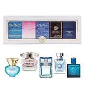 Zestawy kosmetyków damskich - Miniatures Collection zestaw Dylan Turquoise woda toaletowa 5ml + Bright Crystal woda toaletowa 5ml + Man Eau Fraiche woda toaletowa 5ml + Pour Homme - miniaturka - grafika 1