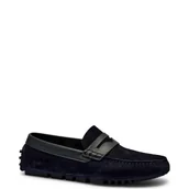 Mokasyny męskie - Emporio Armani Skórzane mokasyny - miniaturka - grafika 1