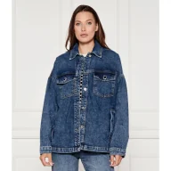 Kurtki damskie - Liu Jo Kurtka jeansowa Loose fit - miniaturka - grafika 1